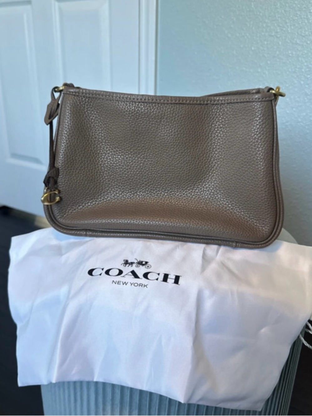 COACH Cary crossbody dark stone